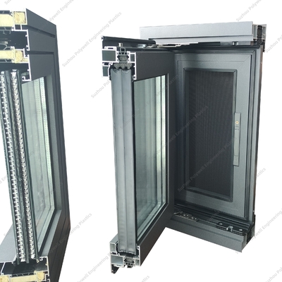 Modern Design Customized Side Hung Casement Aluminum Window with Double Toughened Glass